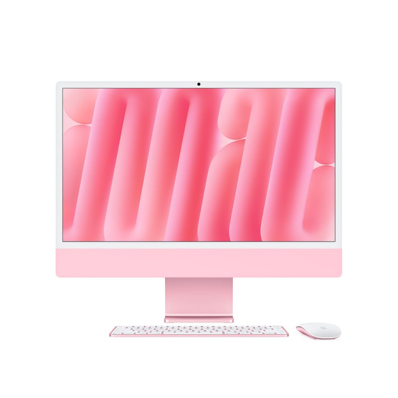 24-inch iMac with Retina 4.5K display: Apple M4 chip with 8‑core CPU and 8‑core GPU - Pink