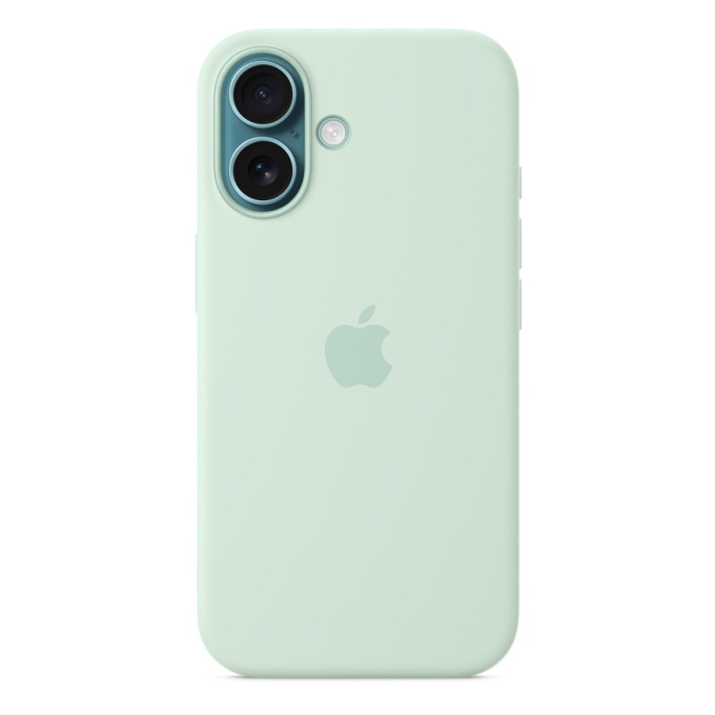 iPhone 16 Silicone Case with MagSafe - Aquamarine