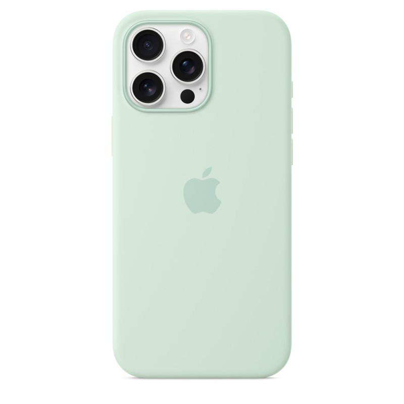 iPhone 16 Pro Max Silicone Case with MagSafe - Aquamarine