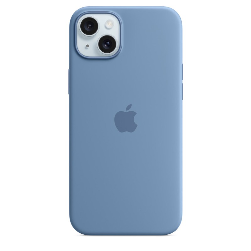 iPhone 15 Plus Silicone Case with MagSafe - Winter Blue