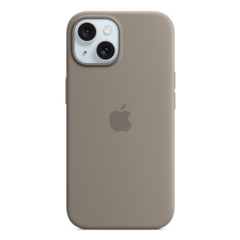 iPhone 15 Silicone Case with MagSafe - Clay