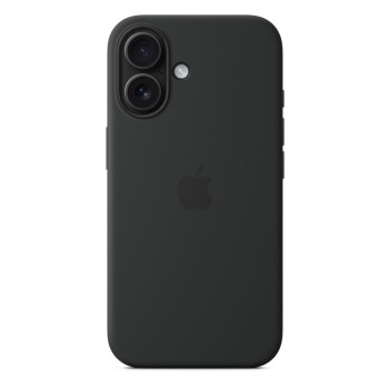 iPhone 16 Silicone Case with MagSafe - Black