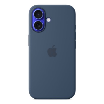 iPhone 16 Silicone Case with MagSafe - Denim