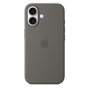 iPhone 16 Silicone Case with MagSafe - Stone Gray