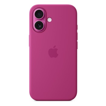 iPhone 16 Silicone Case with MagSafe - Fuchsia