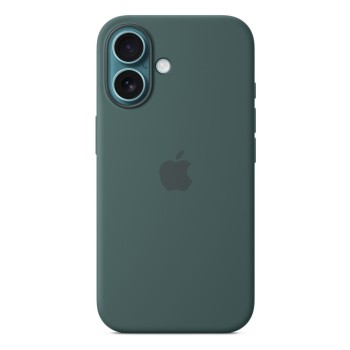 iPhone 16 Silicone Case with MagSafe - Lake Green