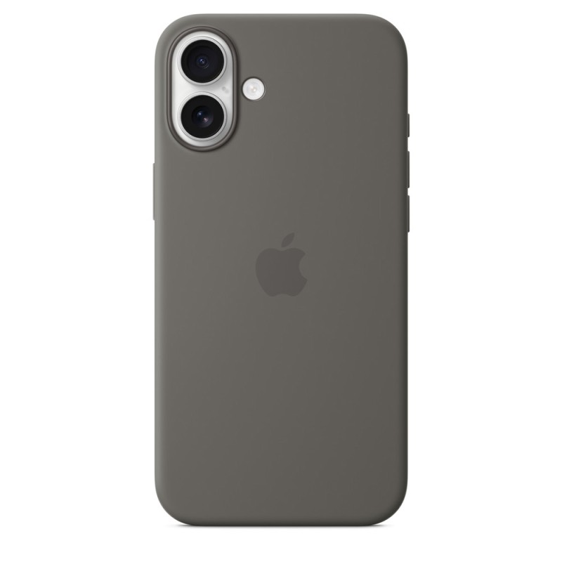 iPhone 16 Plus Silicone Case with MagSafe - Stone Gray