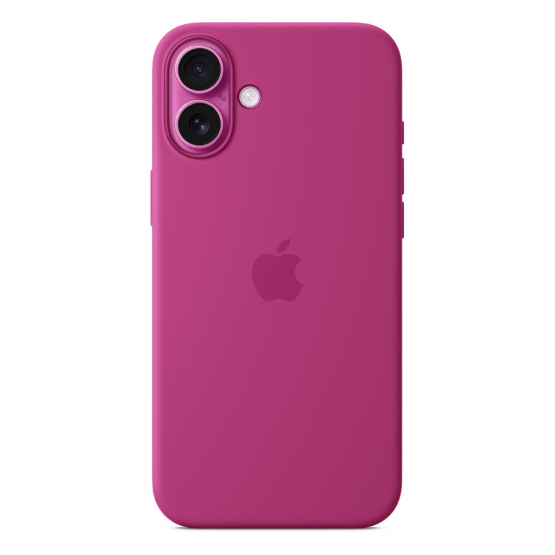 iPhone 16 Plus Silicone Case with MagSafe - Fuchsia