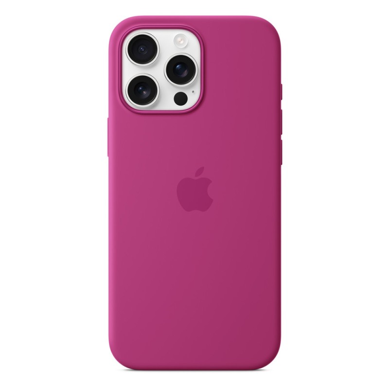 iPhone 16 Pro Max Silicone Case with MagSafe - Fuchsia