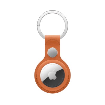 AirTag FineWoven Key Ring - Fox Orange