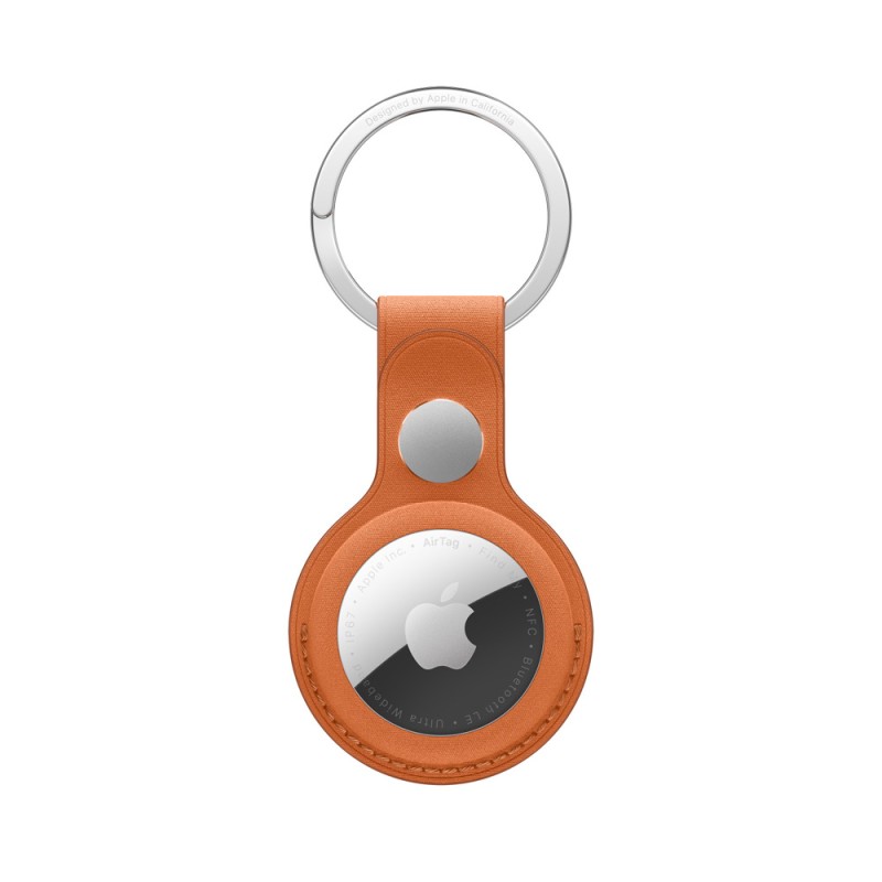 AirTag FineWoven Key Ring - Fox Orange