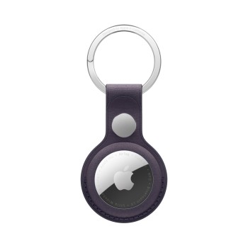AirTag FineWoven Key Ring - Midnight Purple